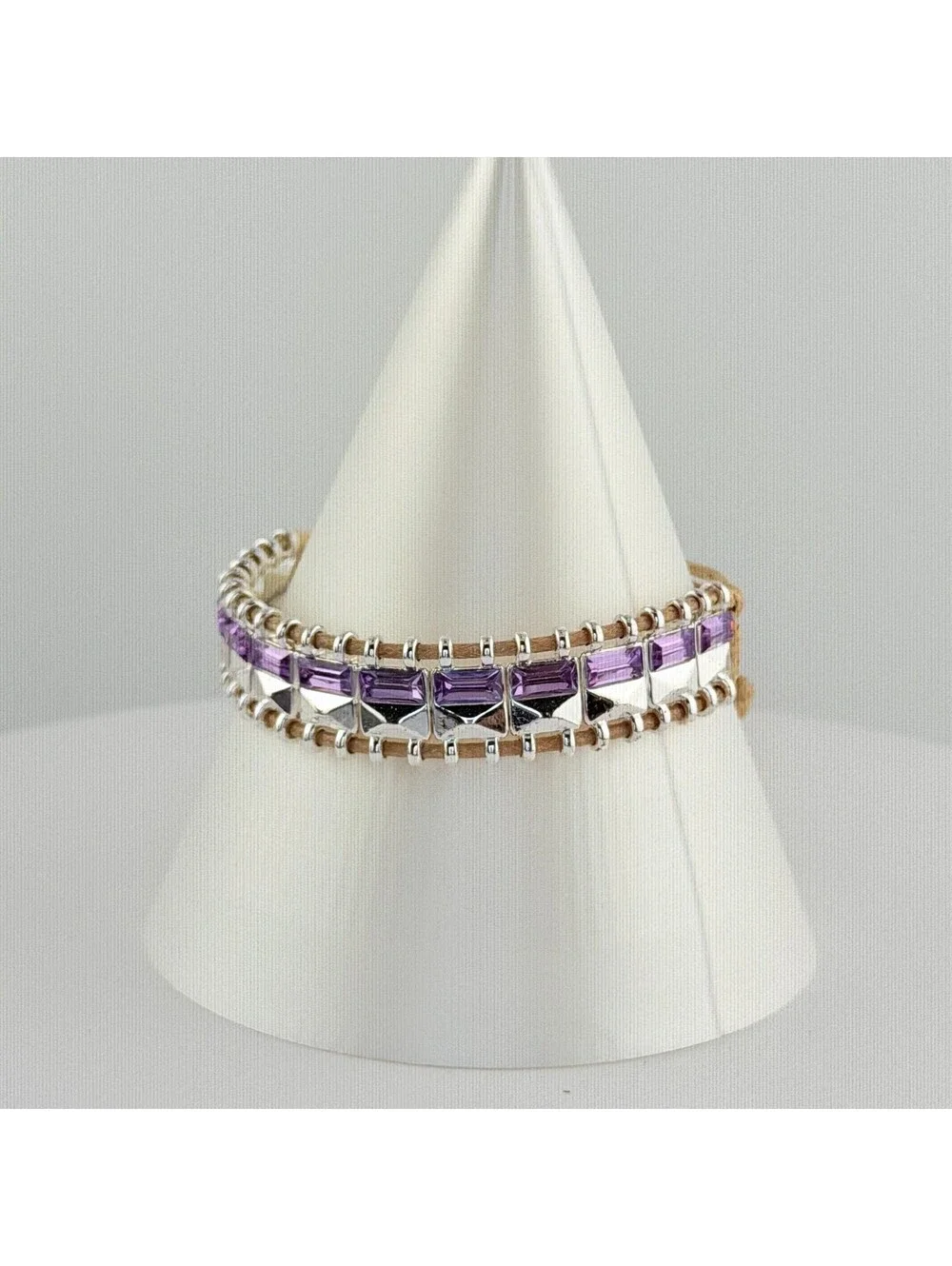 Bomb Party Single Stack Bracelet - on Silver Plating #163